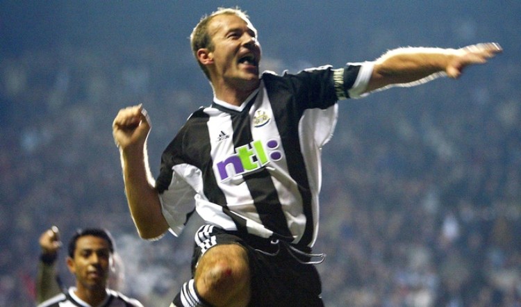 Shearer trong màu áo Newcastle