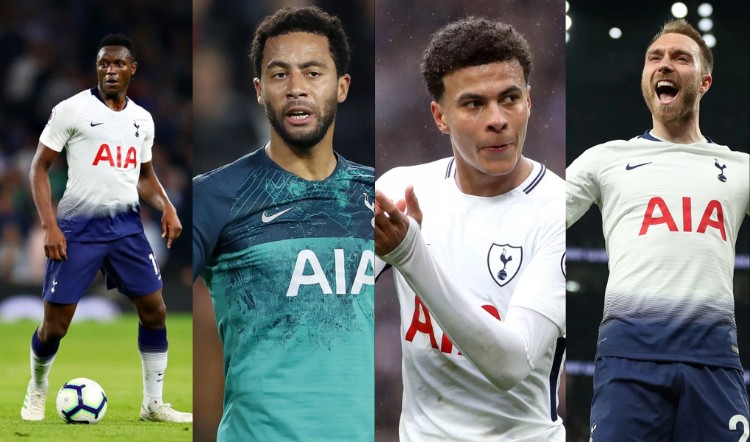 poster của tuyến giữa đội hình huyền thoại tottenham 2017