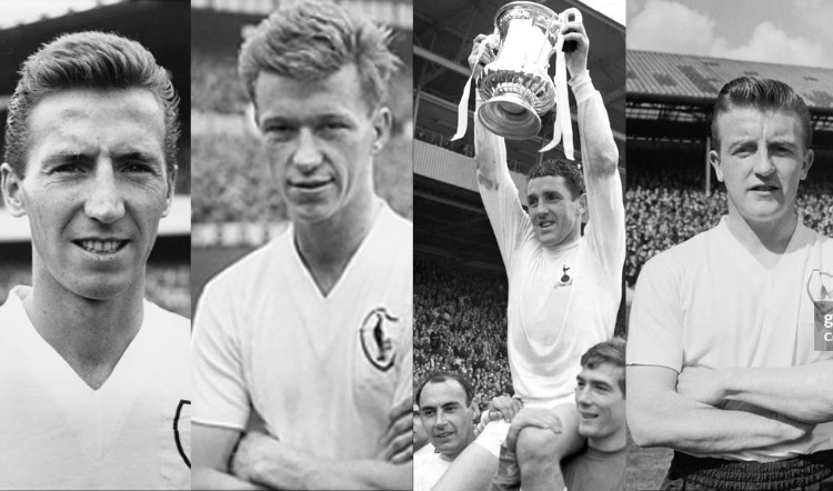 poster tuyến giữa  của tottenham đội hình huyền thoại 