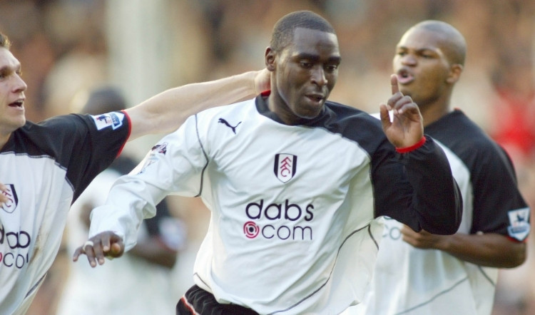 Andy Cole trong mùa giải thi đấu cho Fulham