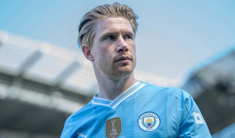 Kevin De Bruyne trong màu áo Man City