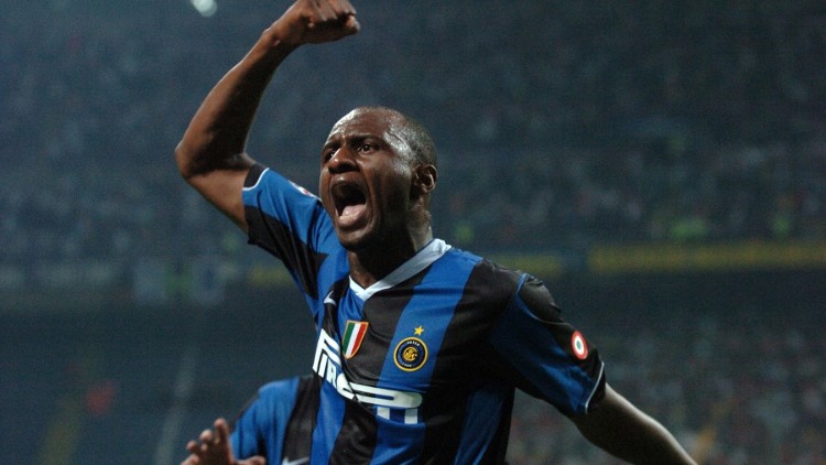 Vieira trong màu áo Inter Milan