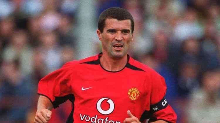 Roy Keane trong màu áo quỷ đỏ 