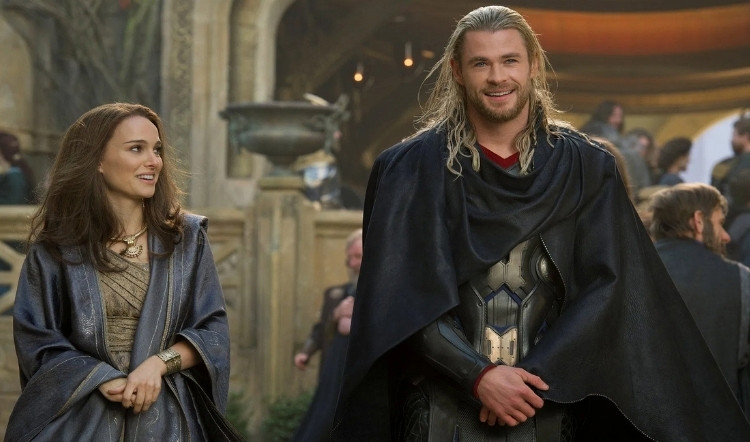Thor và Jane trong phần phim thứ hai