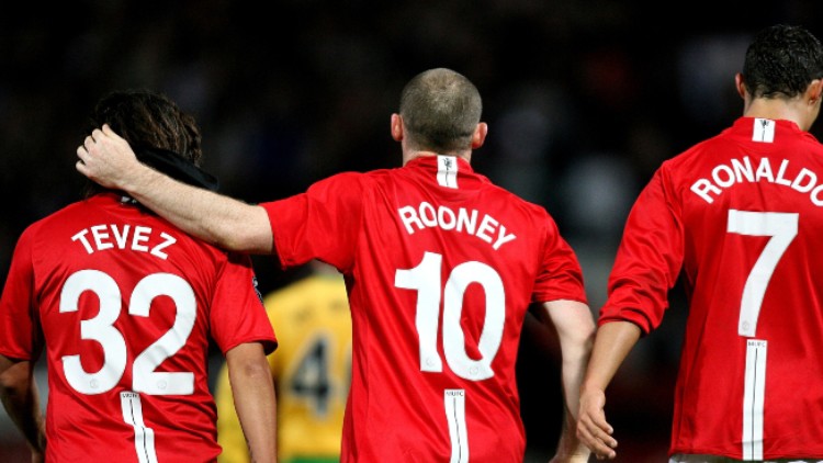 Tam tấu Rooney - Ronaldo - Tevez