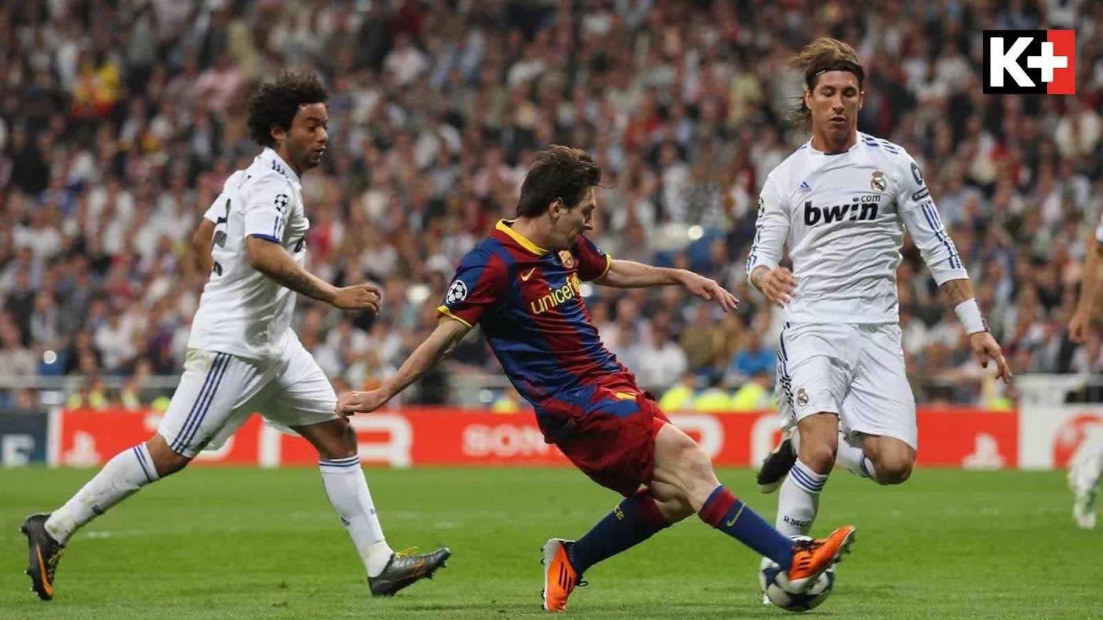 Messi và bàn thắng để đời vào lưới Real bán kết lượt đi C1 2010/2011