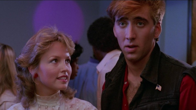 Nicolas cùng với Deborah Foreman