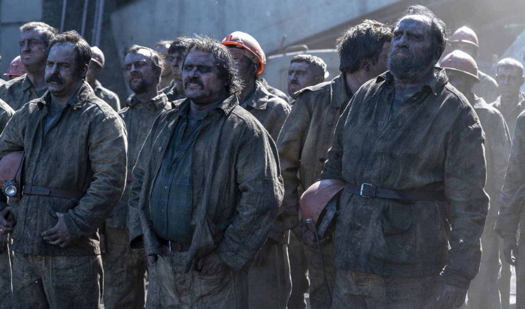 Những công nhân khai thác than trong Chernobyl