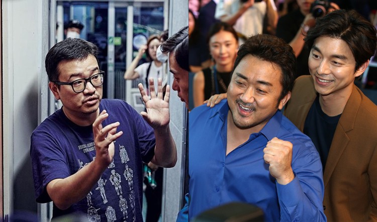 Đạo diễn Yeon Sang-ho trên phim trường Train To Busan