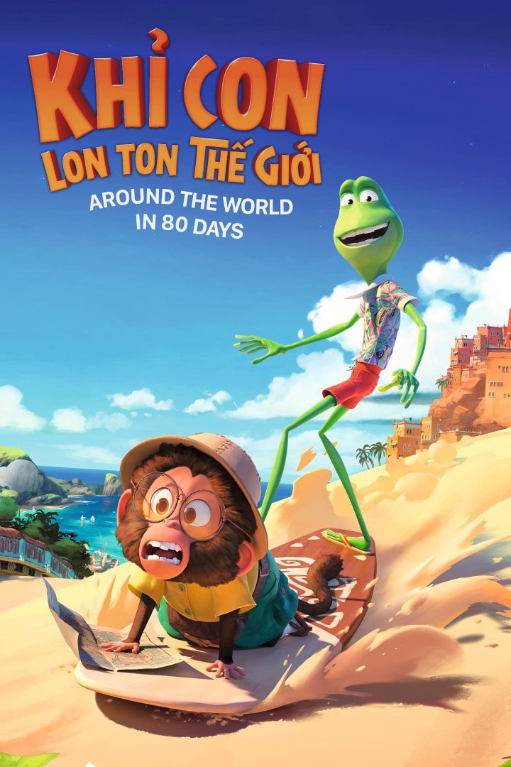 Khỉ con lon ton thế giới/Around the world in 80 days